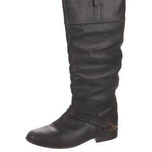 GOLDEN GOOSE Leather Riding Boots US8. IT 38